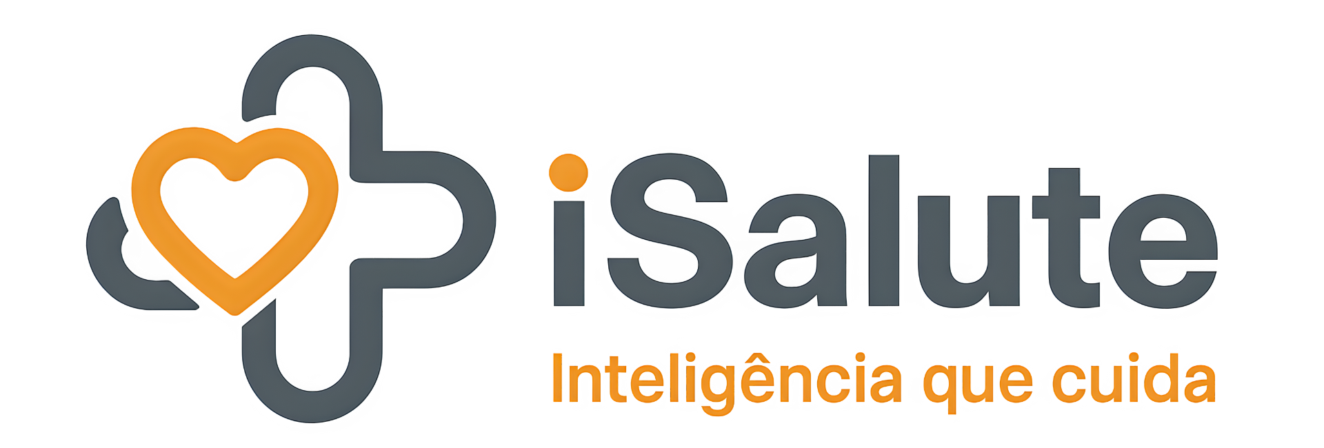 Logomarca iSalute com fundo transparente